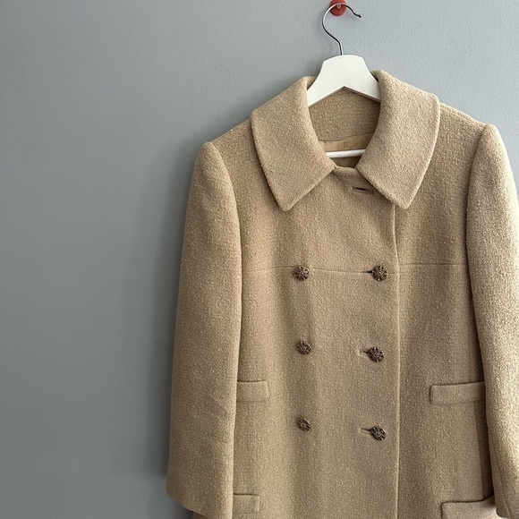 Vintage 60s Wool Pea Coat - Picture 2 of 4